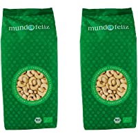 Los mejores  - Mundo Feliz - Anacardos ecológicos enteros- 2 bolsas de 500 g